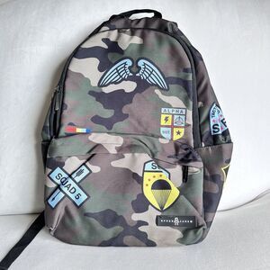 Space Junk Green Back Pack Camouflage